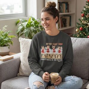 Mean Girls Black Christmas Sweatshirt Sz L